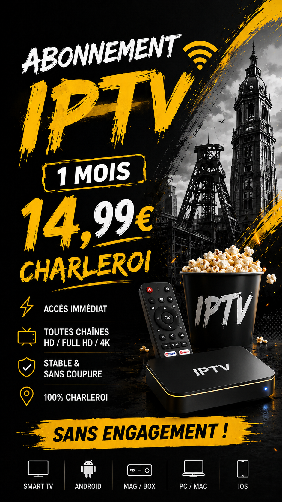 Abonnement-IPTV-Charleroi-1-mois